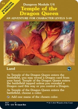 Temple of the Dragon Queen (Dungeon Module) (357) (AFR) Japanese