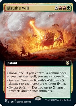 Klauth's Will (Extended Art) (321) (AFC) Japanese