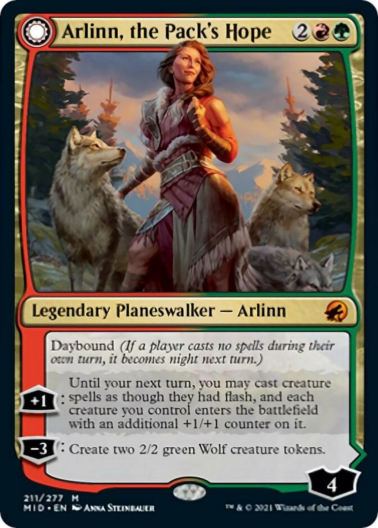 Image for Arlinn, the Pack's Hope (211) (MID) - Magic: The Gathering