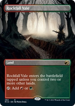 Image for Rockfall Vale (Borderless) (284) (MID) - Magic: The Gathering
