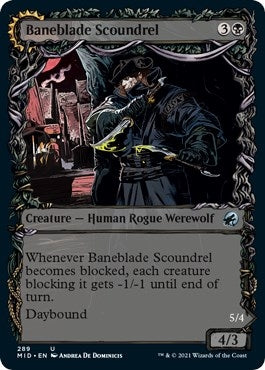 Image for Baneblade Scoundrel (Showcase) (289) (MID) - Magic: The Gathering