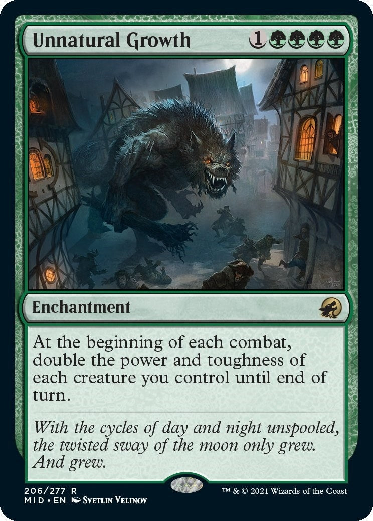 Image for Unnatural Growth (206) (MID) - Magic: The Gathering
