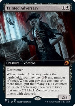 Tainted Adversary (Extended Art) (350) (MID)