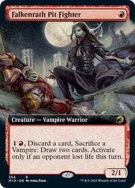 Falkenrath Pit Fighter (Extended Art) (354) (MID)