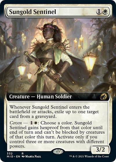 Sungold Sentinel (Extended Art) (332) (MID)