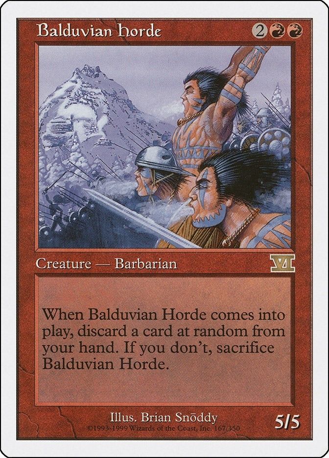 Balduvian Horde (167) (6ED) Spanish