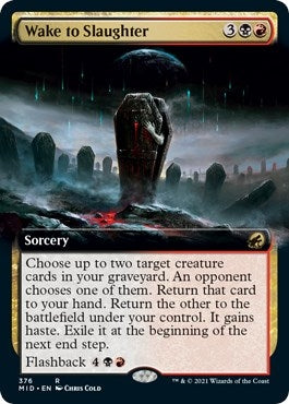 Wake to Slaughter (Extended Art) (376) (MID)