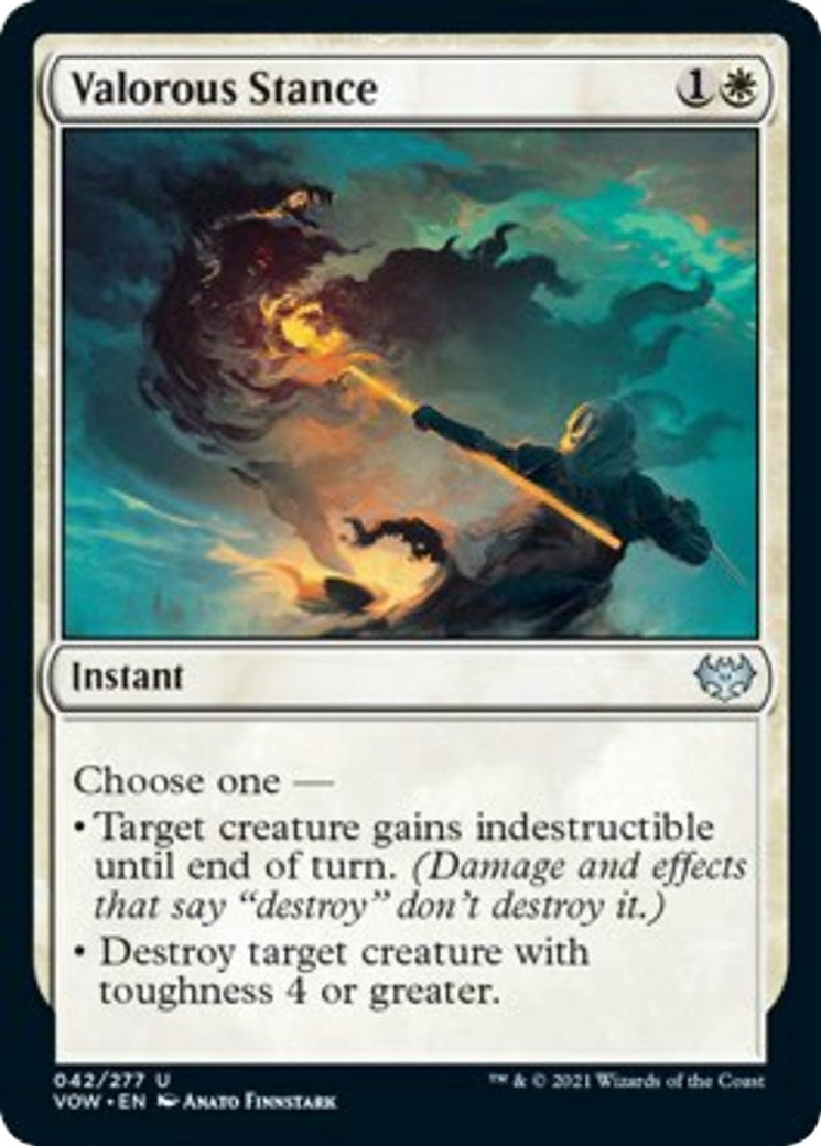 Image for Valorous Stance (42) (VOW) - Magic: The Gathering