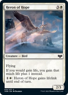 Image for Heron of Hope (18) (VOW) - Magic: The Gathering