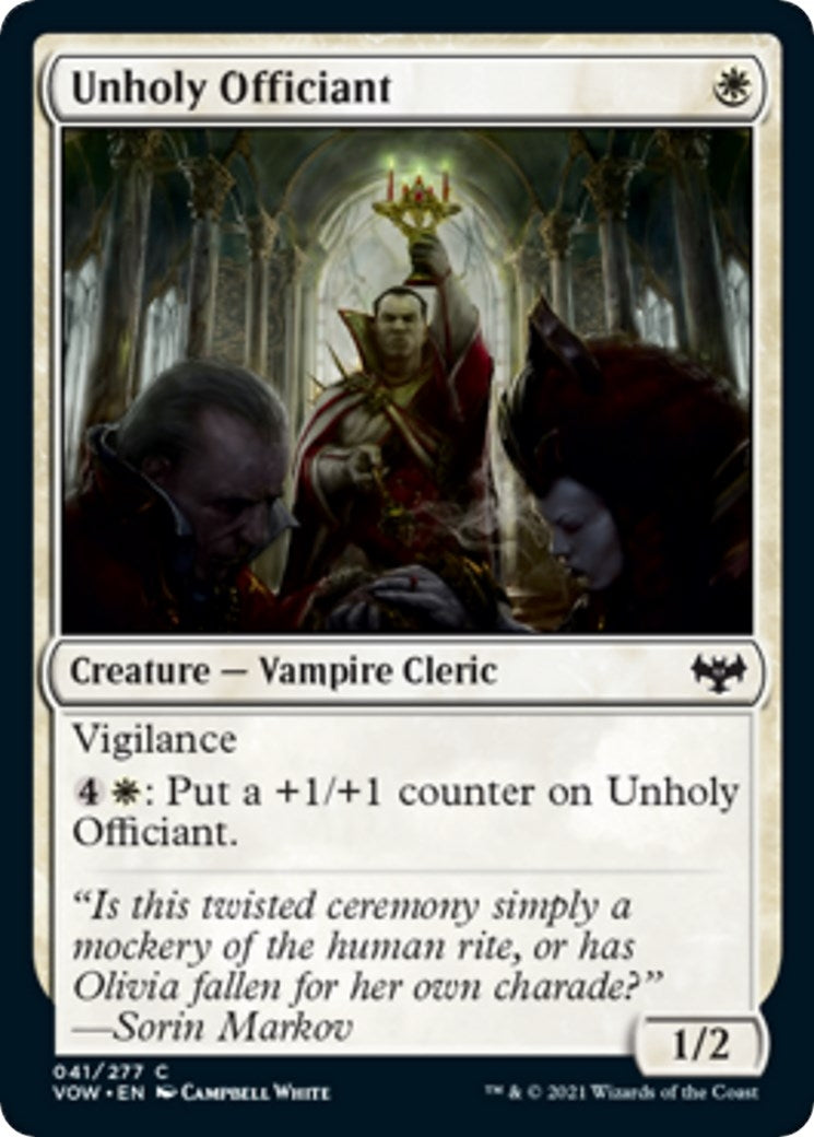 Unholy Officiant (41) (VOW) Japanese