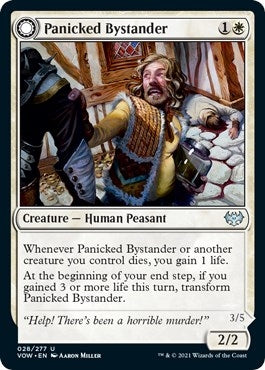 Image for Panicked Bystander (28) (VOW) - Magic: The Gathering