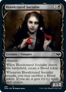 Bloodcrazed Socialite (Showcase) (288) (VOW) Japanese