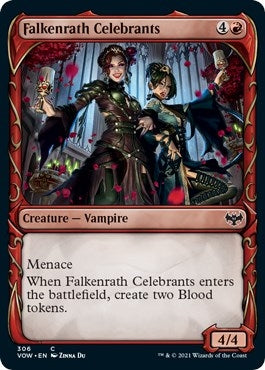 Image for Falkenrath Celebrants (Showcase) (306) (VOW) - Magic: The Gathering