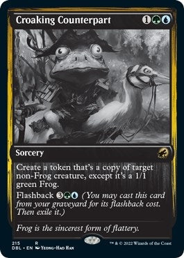 Image for Croaking Counterpart (215) (DBL) - Magic: The Gathering