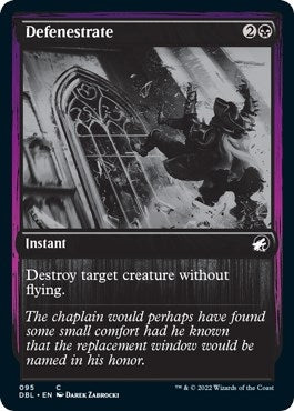 Image for Defenestrate (95) (DBL) - Magic: The Gathering