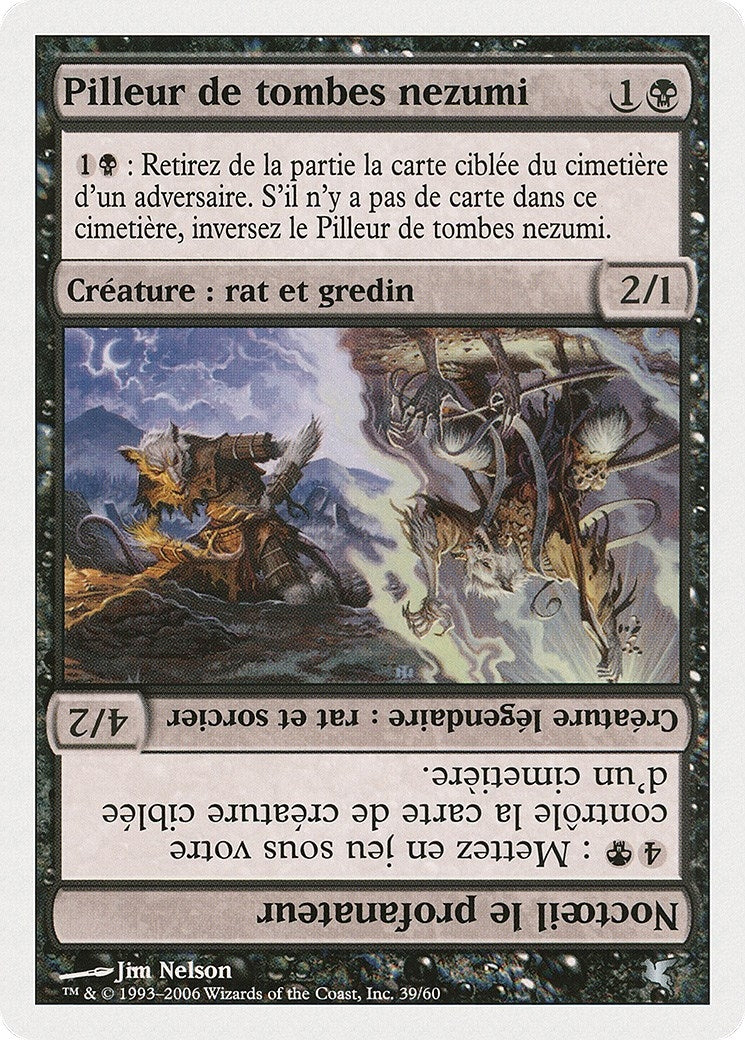Nezumi Graverobber // Nighteyes the Desecrator (French) - "Pilleur de tombes nezumi" (A39) (A39) (PSAL) French