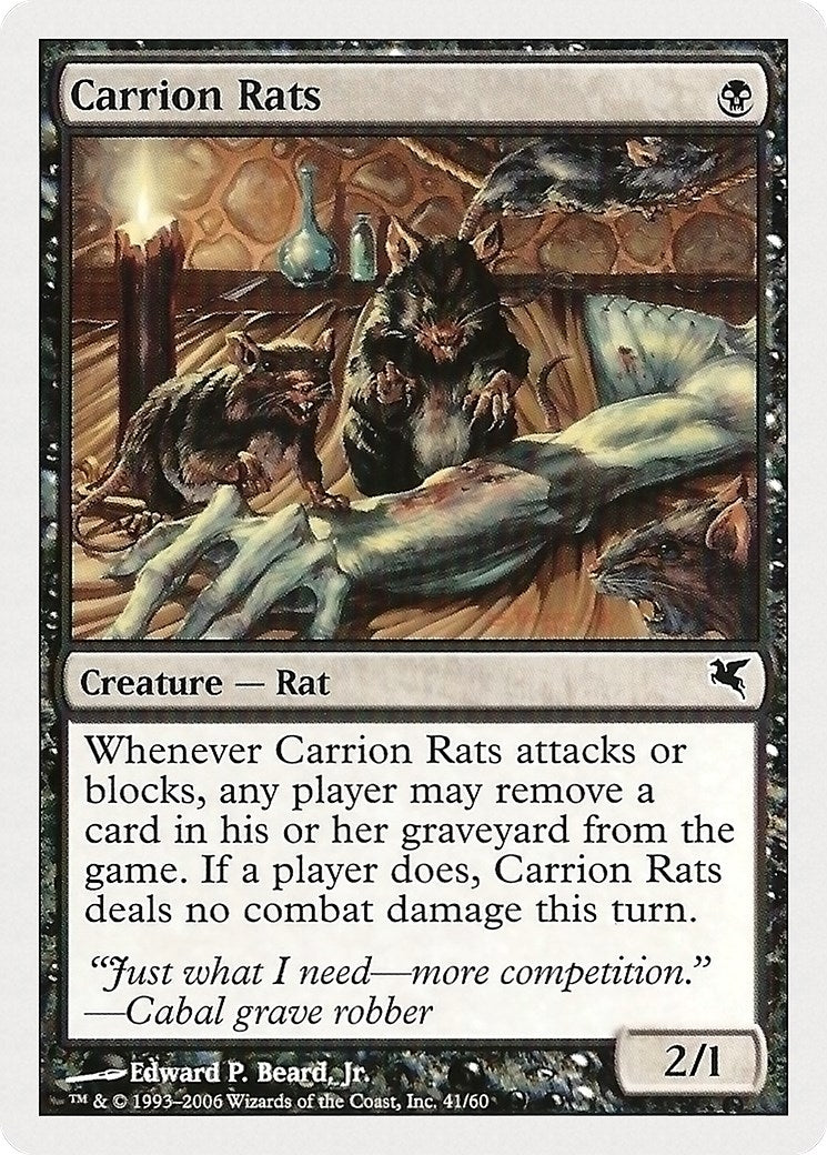 Image for Carrion Rats (41) (41) (PSAL) - Magic: The Gathering