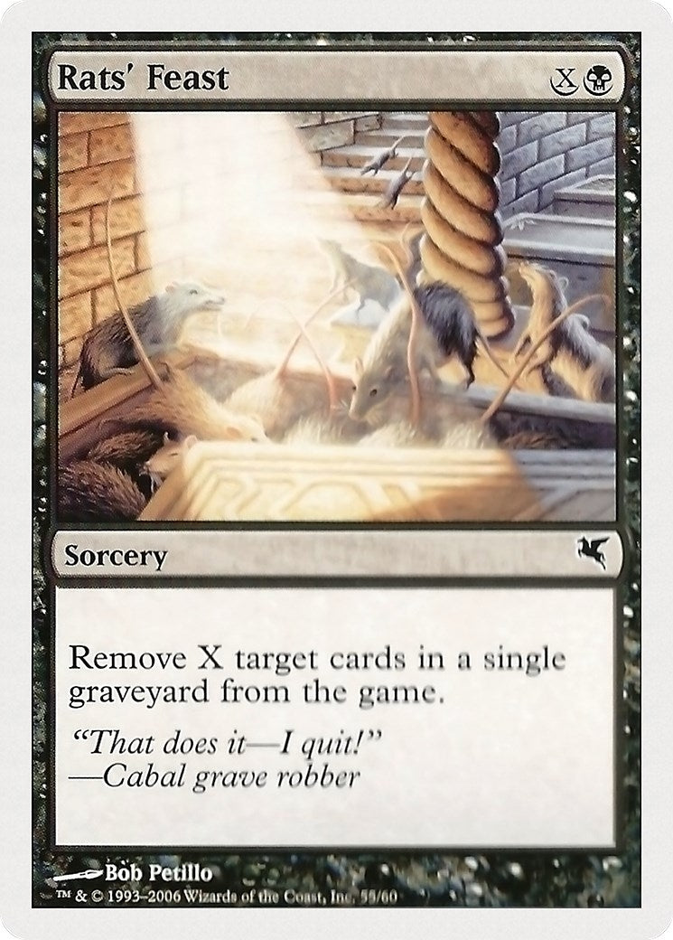 Image for Rats' Feast (55) (55) (PSAL) - Magic: The Gathering