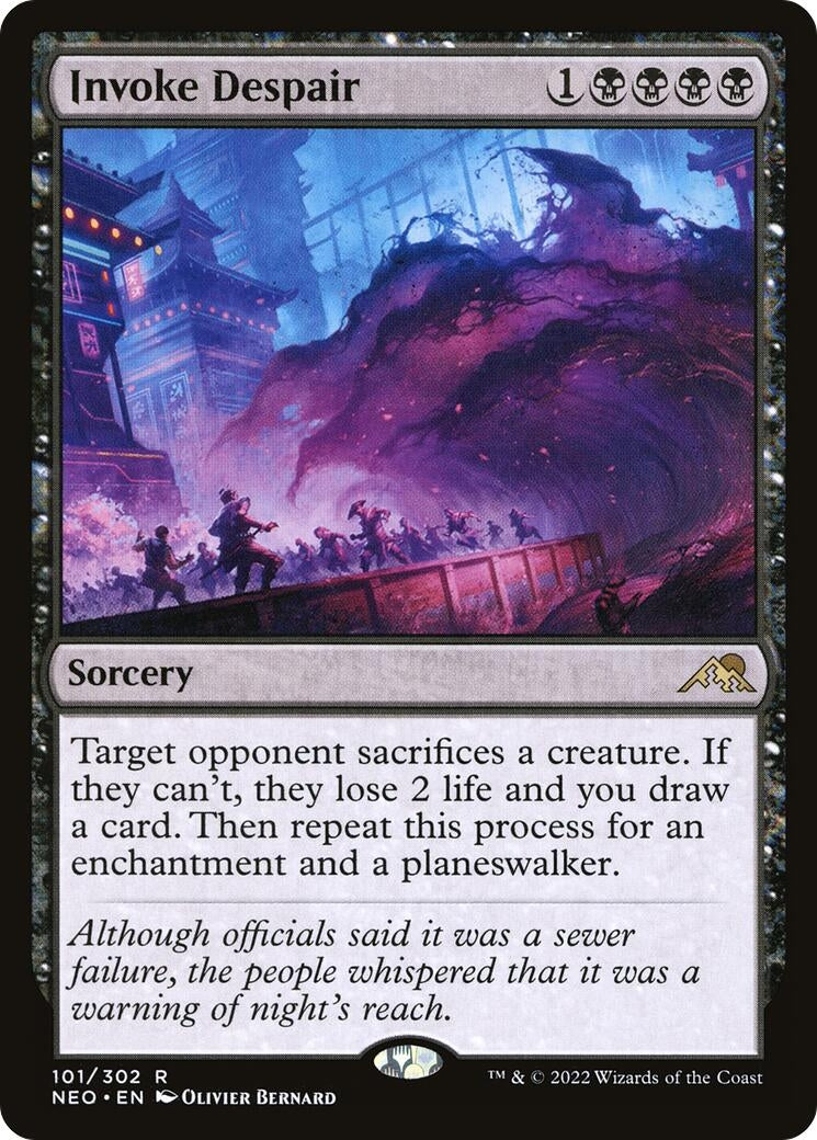 Image for Invoke Despair (101) (NEO) - Magic: The Gathering