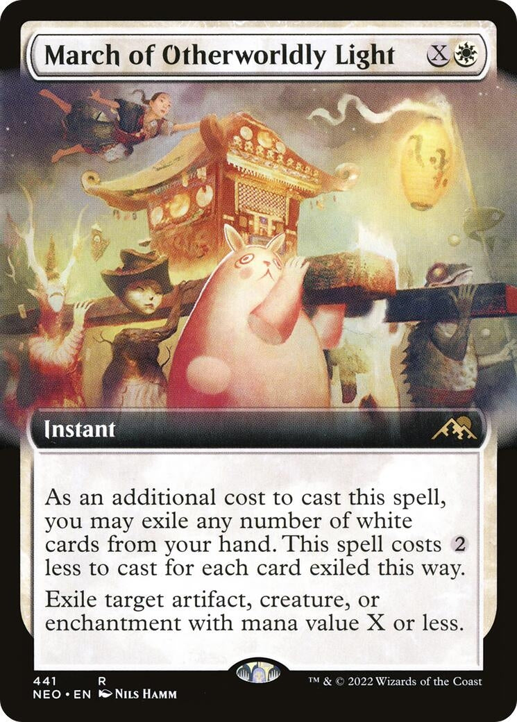 Image for March of Otherworldly Light (Extended Art) (441) (NEO) - Magic: The Gathering