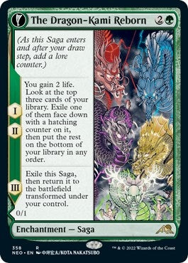 Image for The Dragon-Kami Reborn (Showcase) (358) (NEO) - Magic: The Gathering