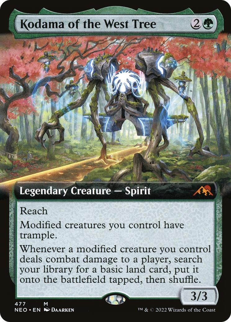 Image for Kodama of the West Tree (Extended Art) (477) (NEO) - Magic: The Gathering