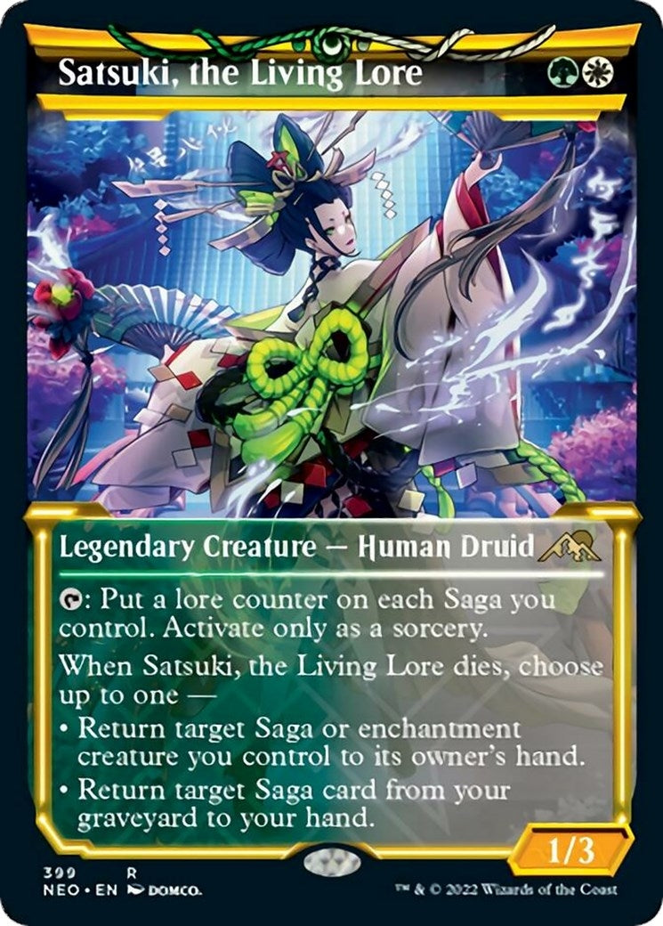 Image for Satsuki, the Living Lore (Showcase) (399) (NEO) - Magic: The Gathering