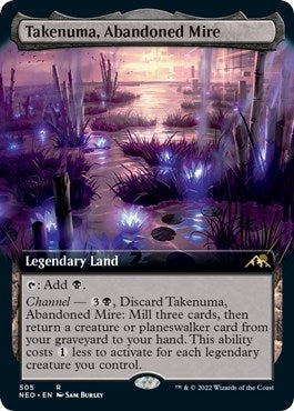 Image for Takenuma, Abandoned Mire (Extended Art) (505) (NEO) - Magic: The Gathering