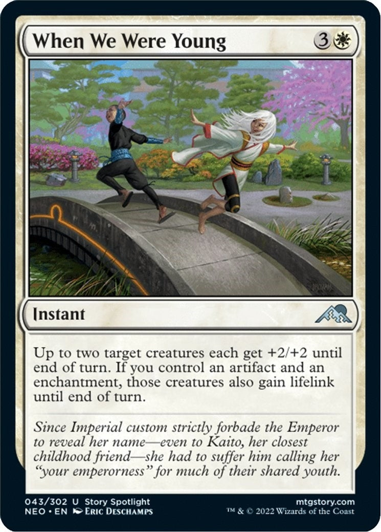 Image for When We Were Young (43) (NEO) - Magic: The Gathering