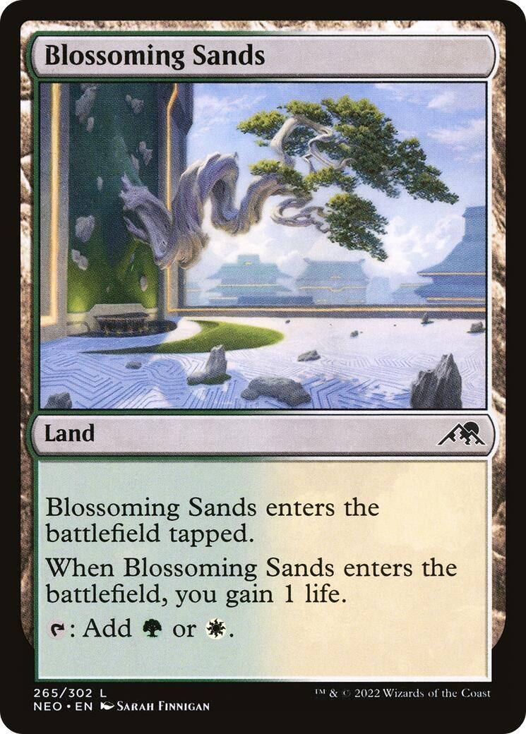 Image for Blossoming Sands (265) (NEO) - Magic: The Gathering