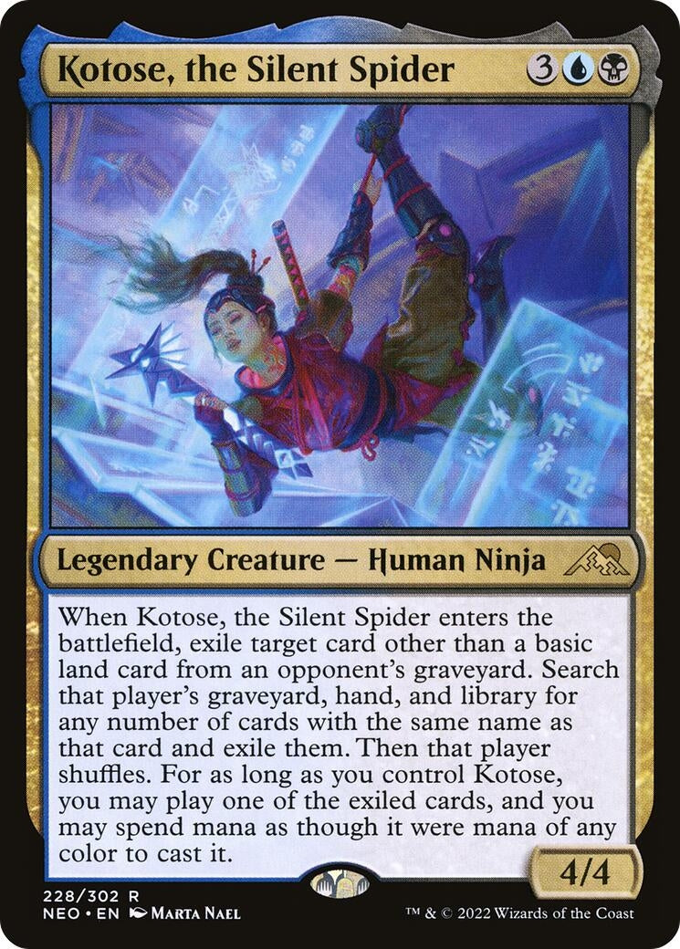 Image for Kotose, the Silent Spider (228) (NEO) - Magic: The Gathering