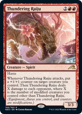 Image for Thundering Raiju (166) (NEO) - Magic: The Gathering