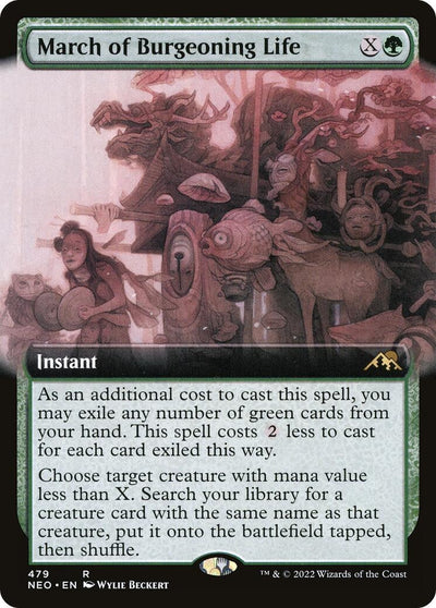March of Burgeoning Life (Extended Art) (479) (NEO) Japanese