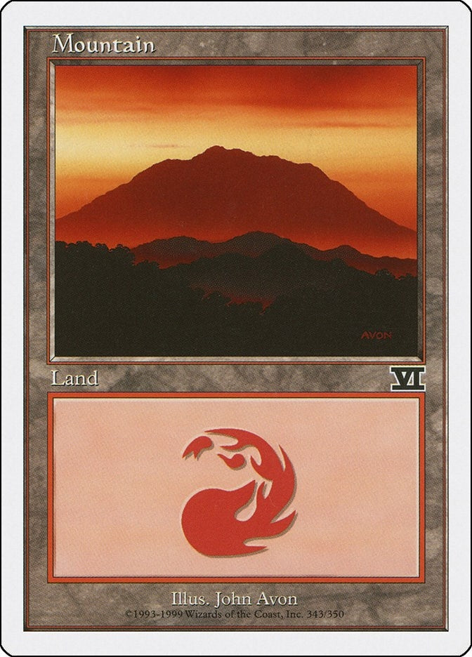 Mountain (343) (343) (6ED) Japanese