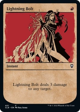 Lightning Bolt (Showcase) (401) (CLB) Japanese