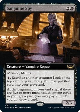 Sanguine Spy (Extended Art) (420) (SNC)
