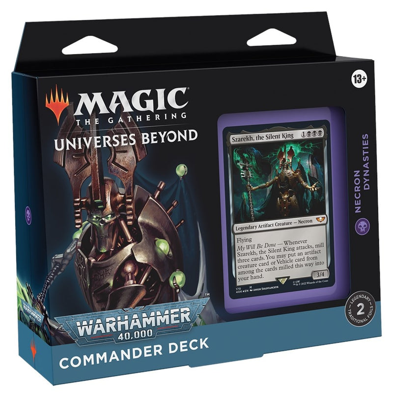 Image for Universes Beyond: Warhammer 40,000 - Necron Dynasties Commander Deck - Magic: The Gathering