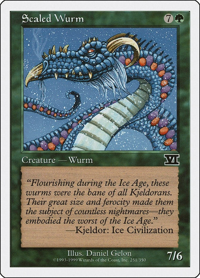 Scaled Wurm (251) (6ED) Japanese