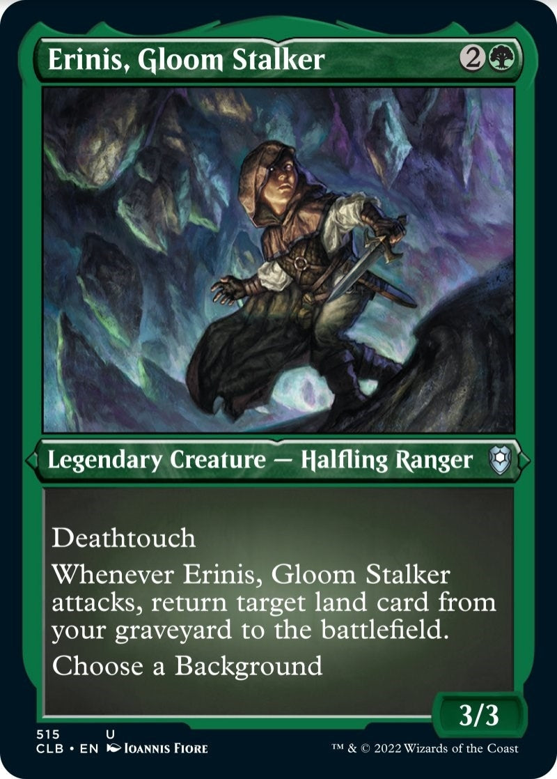 Erinis, Gloom Stalker (Foil Etched) (515) (CLB)