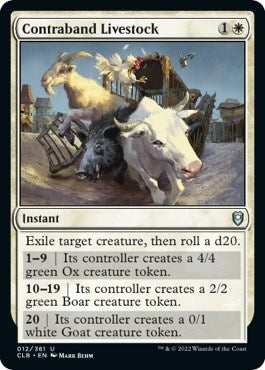 Contraband Livestock (12) (CLB)