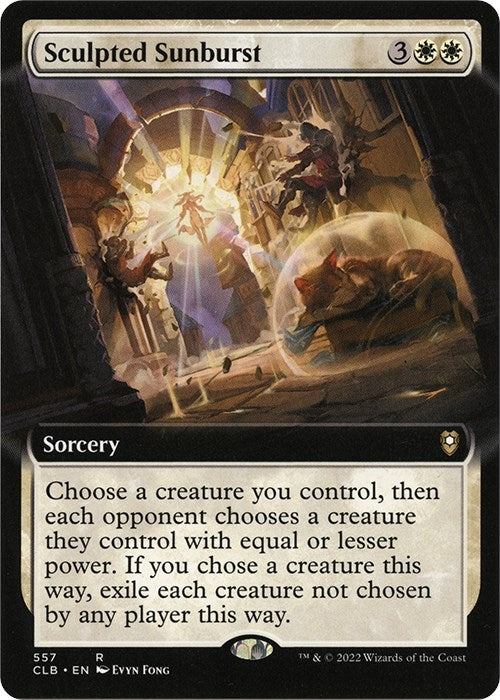 Sculpted Sunburst (Extended Art) (557) (CLB)