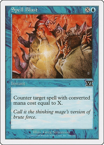 Spell Blast (100) (6ED)