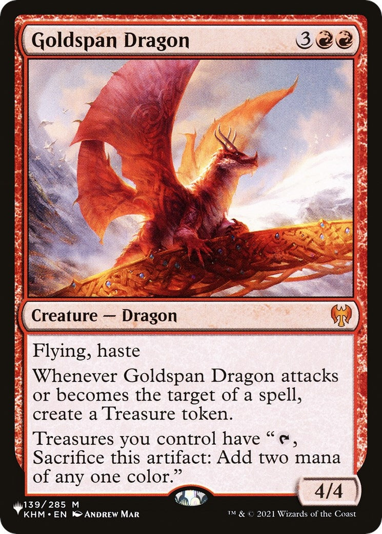 Goldspan Dragon (139/285) (LIST)