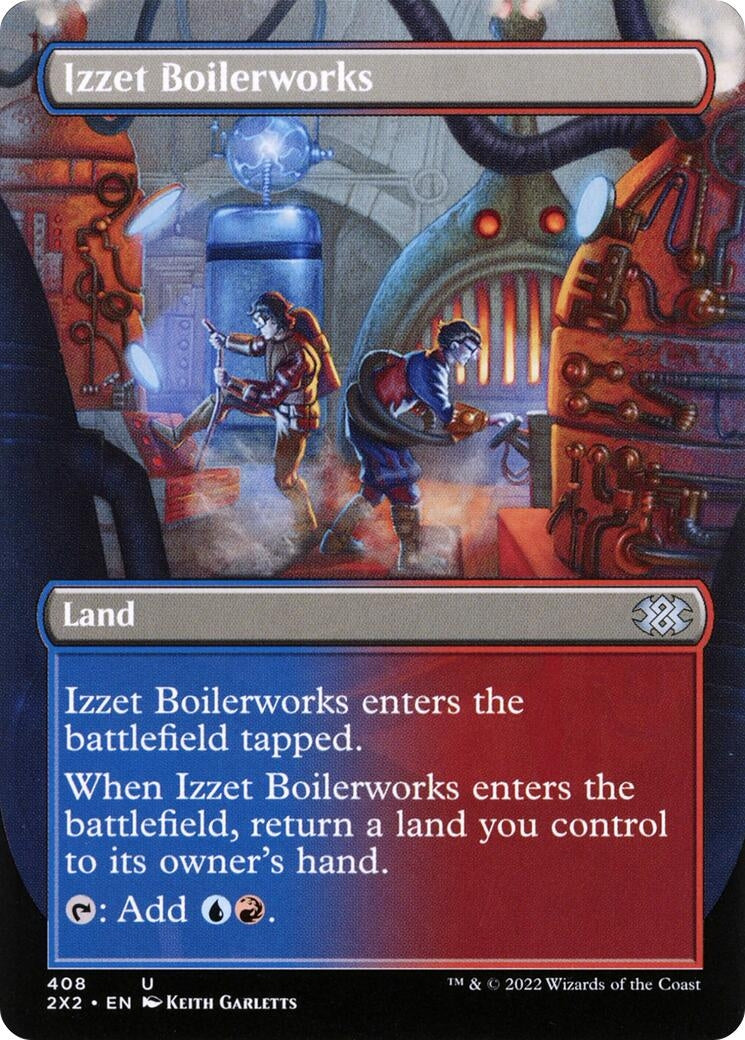 Izzet Boilerworks (Borderless) (408) (2X2) Japanese