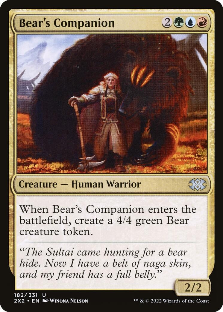 Bear's Companion (182) (2X2)