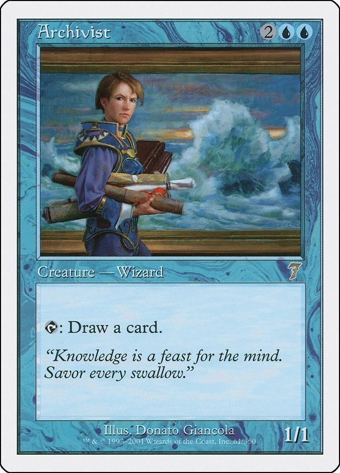 Image for Archivist (61) (7ED) - Magic: The Gathering