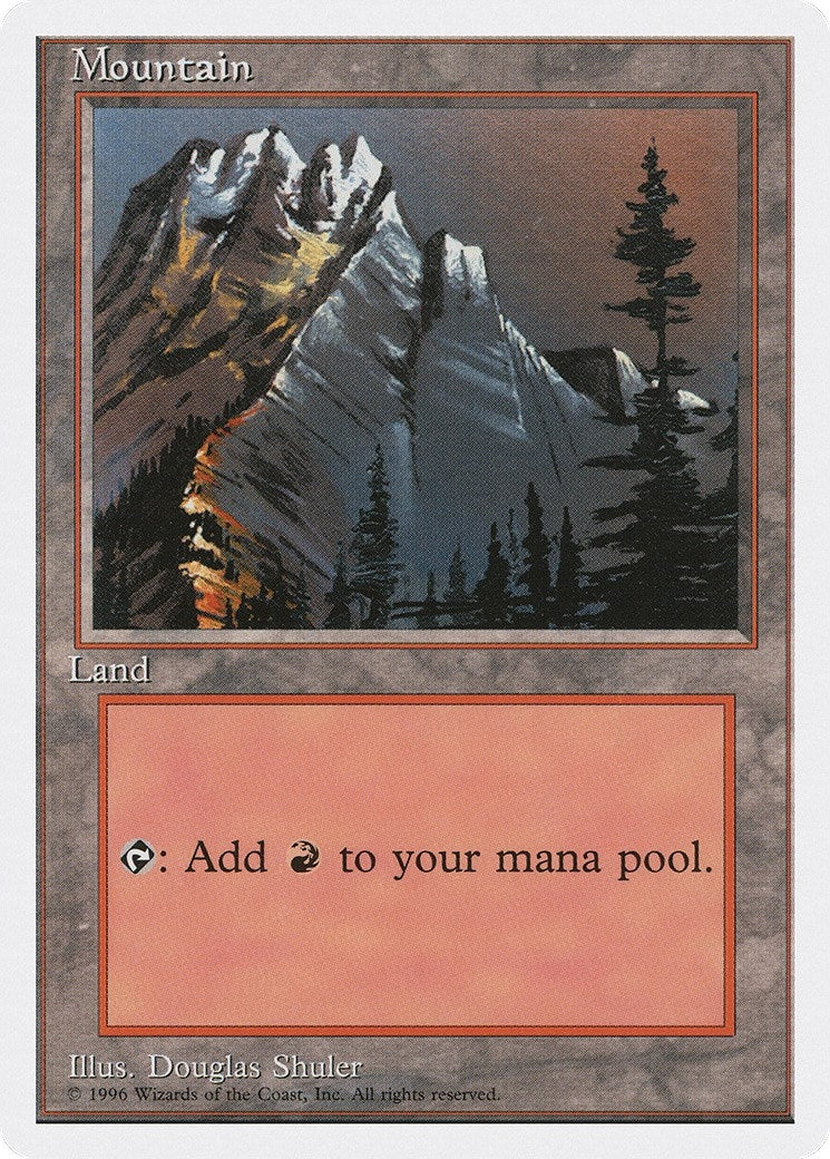 Image for Mountain (A) (62) (2PS) - Magic: The Gathering