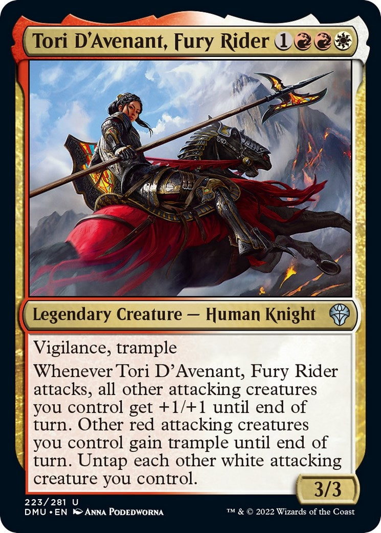 Tori D'Avenant, Fury Rider (223) (DMU) Japanese