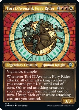 Tori D'Avenant, Fury Rider (Textured Foil) (363) (DMU)