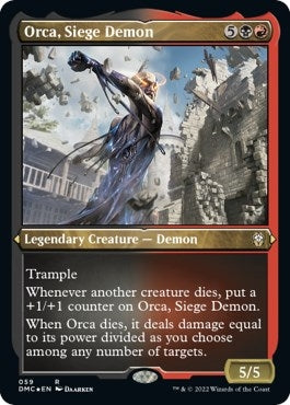 Orca, Siege Demon (Foil Etched) (59) (DMC)